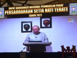 Kangmas AA LaNyalla Mattaliti Dukung Rakornas Perwapus SH Terate di Palembang Tahun 2021