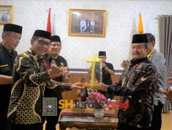 Ketua Umum SH Terate, Kangmas R. Moerdjoko HW Hadiri Undangan Silaturrahmi Bupati Lampung Tengah