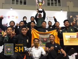 Atlet SH Terate Berhasil Raih 9 Medali Emas, 4 Perak 6 Medali Perunggu Dalam Ajang Kejuaraan International Pencak Silat Indonesia Open Championship 2022
