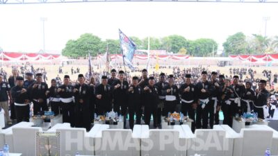 Tabligh Akbar dan Temu Kadang PSHT Se-Provinsi Lampung Hitamkan Stadion Pahoman