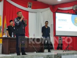 Kangmas Suryo Sudarmadi Menjadi Narasumber Kehumasan Dalam Diklat Pamter Ponorogo 2025