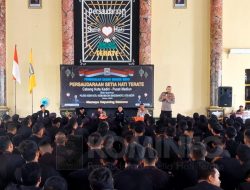 Ratusan Calon Warga SH Terate Kota Kediri Dapat Pembekalan Wawasan Kebangsaan