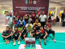 Raih 3 Medali Emas 1 Perunggu, Kontingen IPSI Madiun Berhasil Menjadi Juara Umum Kejurprov Pencak Silat Jawa Timur 2025