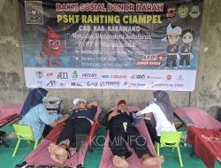 Wujud Kepedulian Sosial, SH Terate Cabang Karawang Gelar Aksi Donor Darah