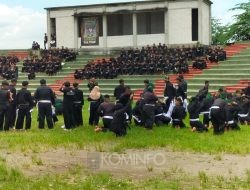 Sebanyak 1.700 Siswa PSHT Cabang Kabupaten Kediri Ikuti Ujian Kenaikan Sabuk Hijau ke Sabuk Putih