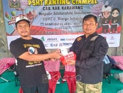 Aksi Kemanusiaan, PSHT Rating Ciampel, Cabang Kabupaten Karawang – Pusat Madiun Gelar Donor Darah