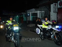 Polres Ponorogo Intensifkan Patroli Antisipasi Konvoi dan Gangguan Kamtibmas saat Pengesahan Warga PSHT