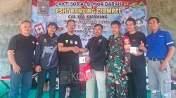 Setetes Darah Kita Harapan Bagi Sesama, PSHT Ranting Ciampel, Cabang Kabupaten Karawang Gandeng PMI Gelar Donor Darah 