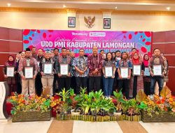 SH Terate Cabang Lamongan Raih Penghargaan PMI atas Konsistensi Gerakkan Donor Darah Sukarela