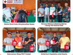 Bukti Kepedulian Terhadap Sesama, SH Terate Ranting Ciampel, Cabang Karawang – Pusat Madiun Gelar Bakti Sosial Donor Darah
